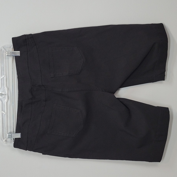 SLIM-SATION Black GOLF shorts size 14 / pull on bermuda / high waist - Picture 4 of 8